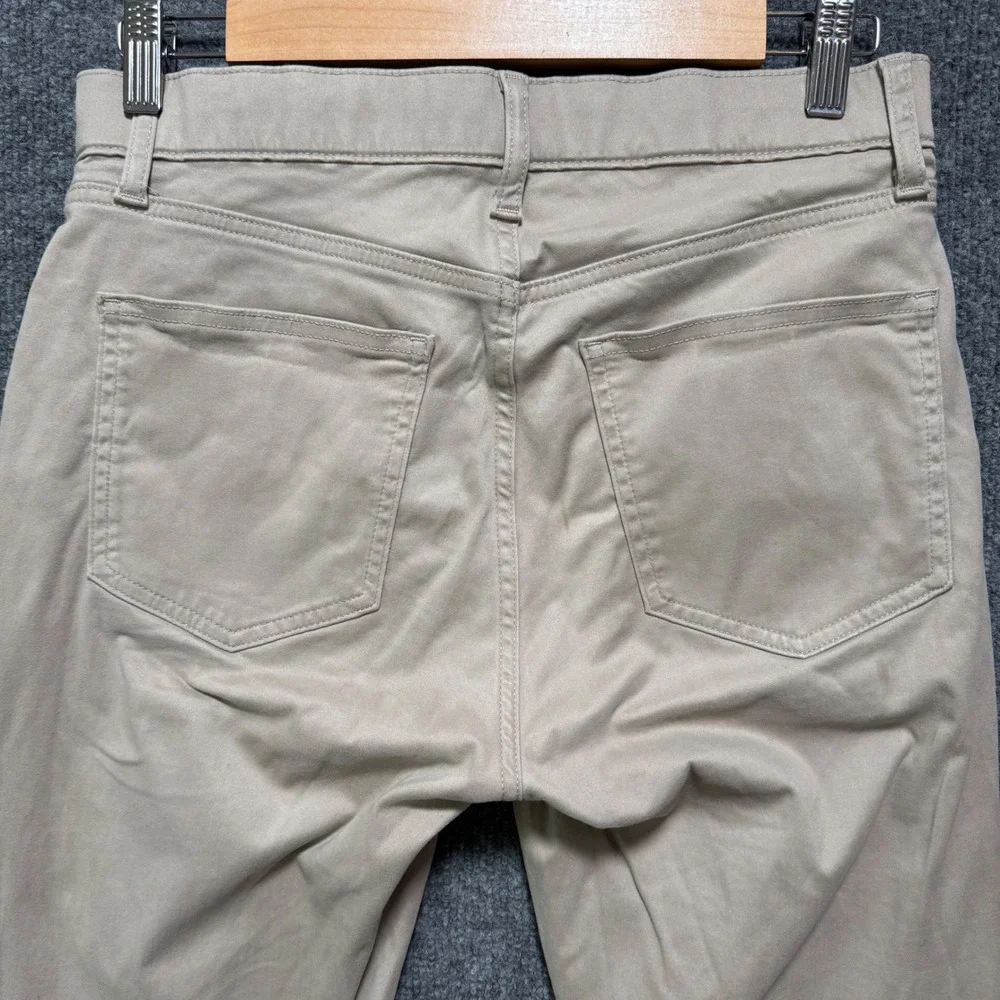 Uniqlo Ultra Stretch Skinny Khaki Pants‎ Mens Size S 27-30 Beige Tapered